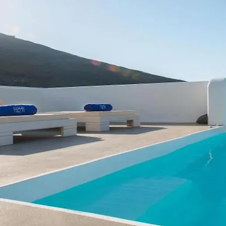 Luxury Santorini Senior Private Pool Sea View Villa *
